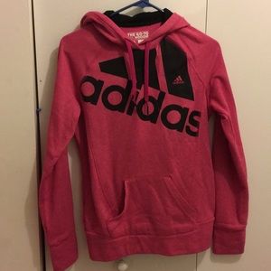 Pink Adidas hoodie